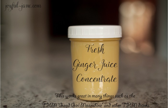 Fresh Ginger Juice Concentrate