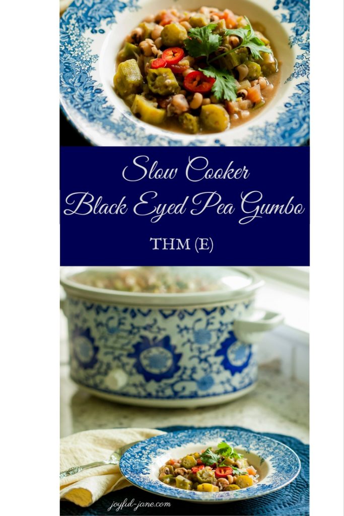 Slow Cooker Black Eyed Pea Gumbo