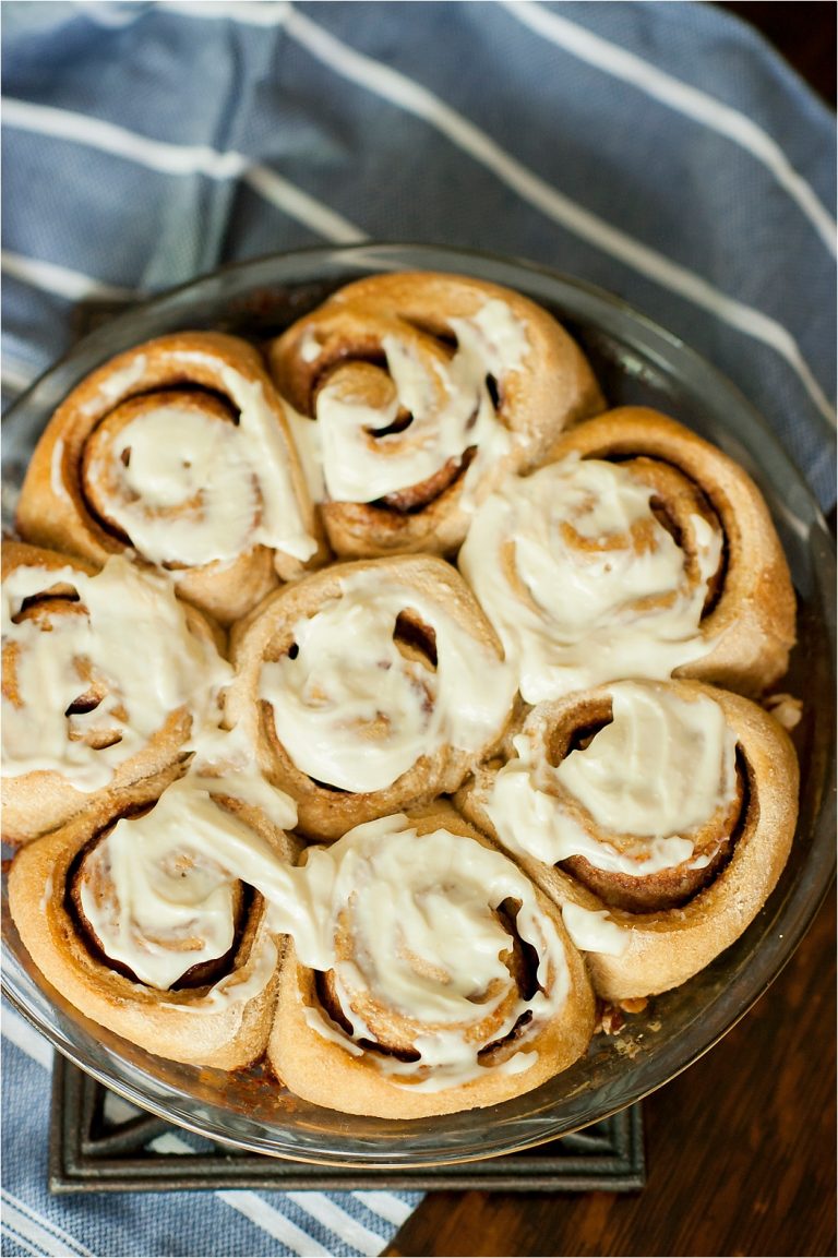 Scrumptiously Soft and Fluffy Sprouted Cinnamon Rolls