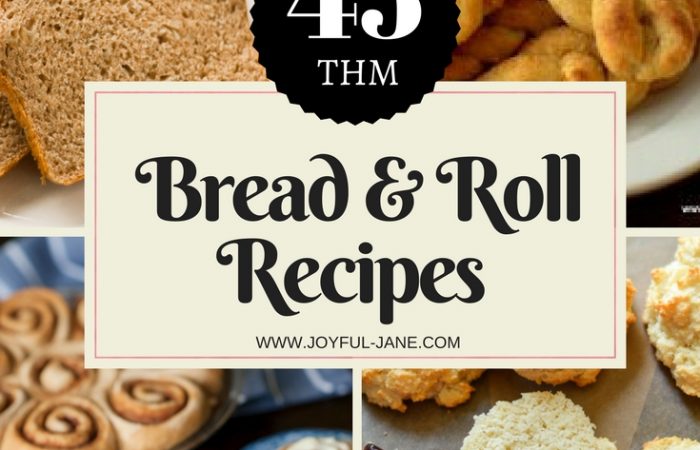 45 THM Bread and Roll Recipes Roundup from 16 Bloggers