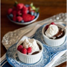 Decadent and Healthy Molten Chocolate Cakes