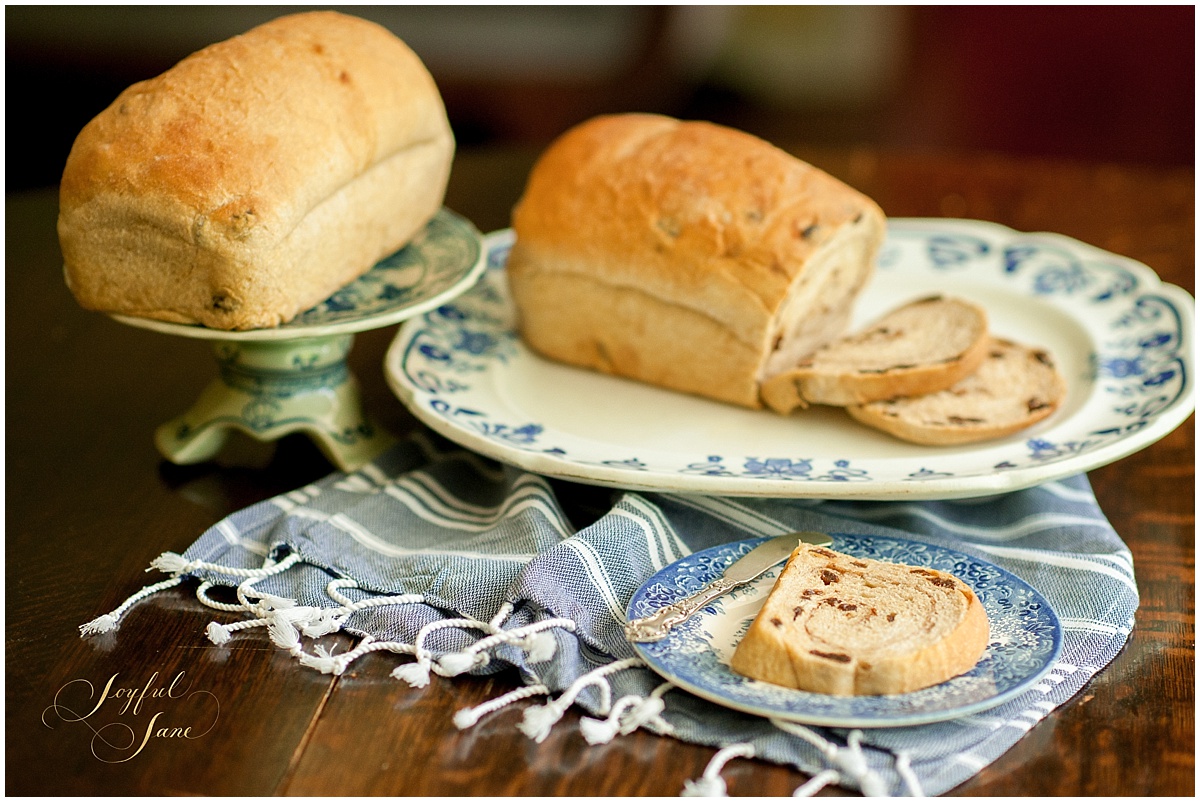 Bread Machine Cinnamon Raisin Bread - Graceful Little Honey Bee